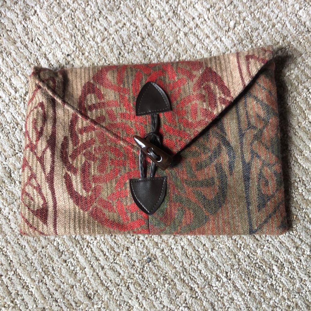 Beautiful and Unique Wool Clutch